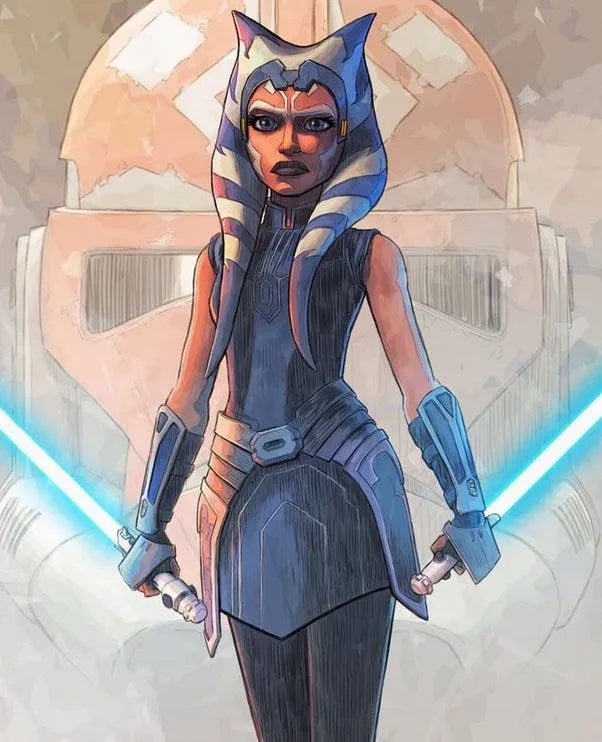 ahsoka tano blue dress Her Universe Star Wars Ahsoka Tano Tie-Front Dress