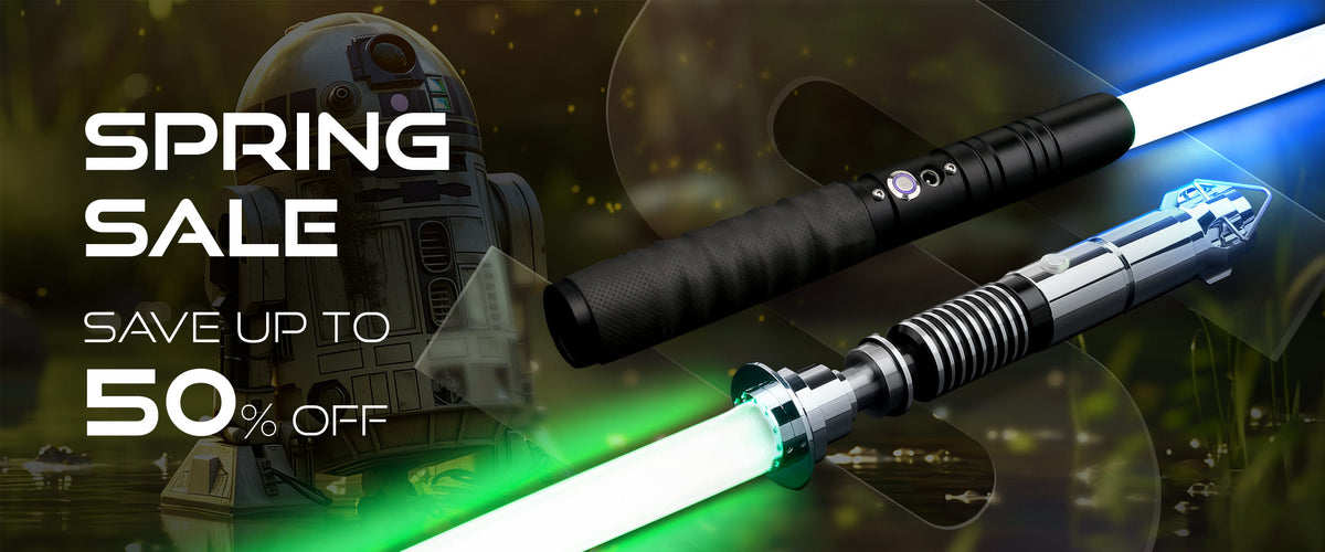Spring Sale up to 50% off on lightsabers