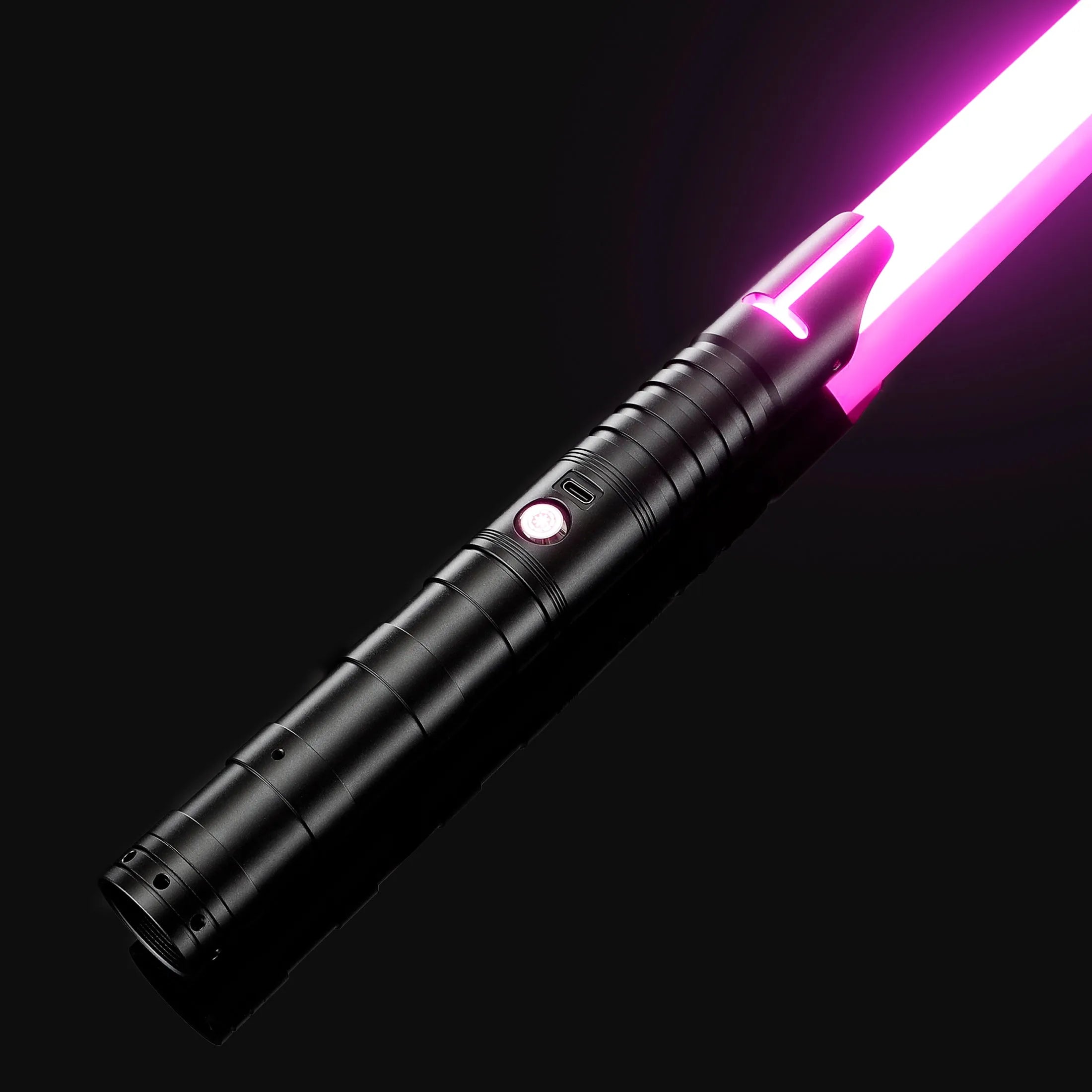 Heavy dueling lightsaber Enforcer 2 hunter-black-baselit,hunter-black-xeno