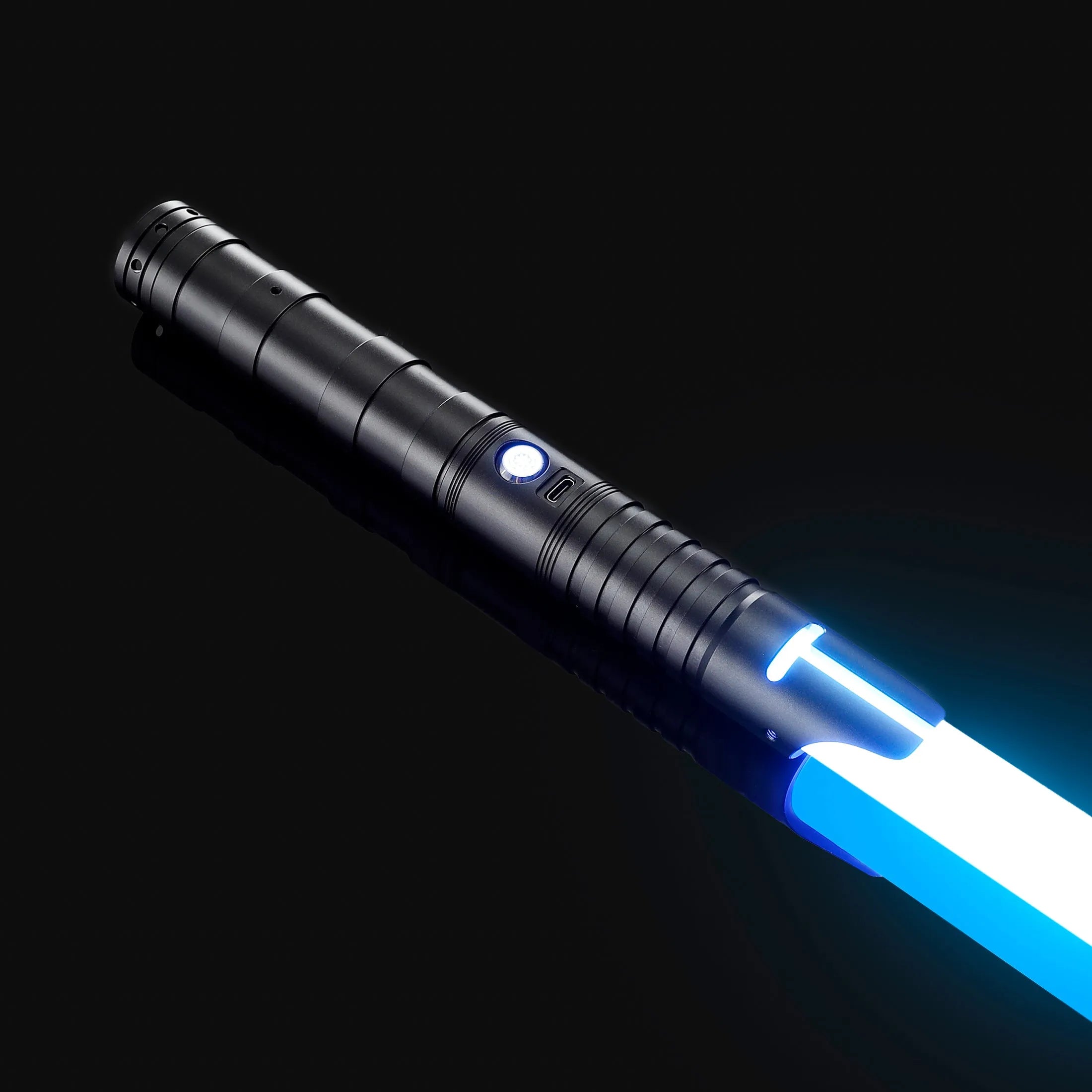 Heavy dueling lightsaber Enforcer 2 hunter-black-baselit,hunter-black-xeno