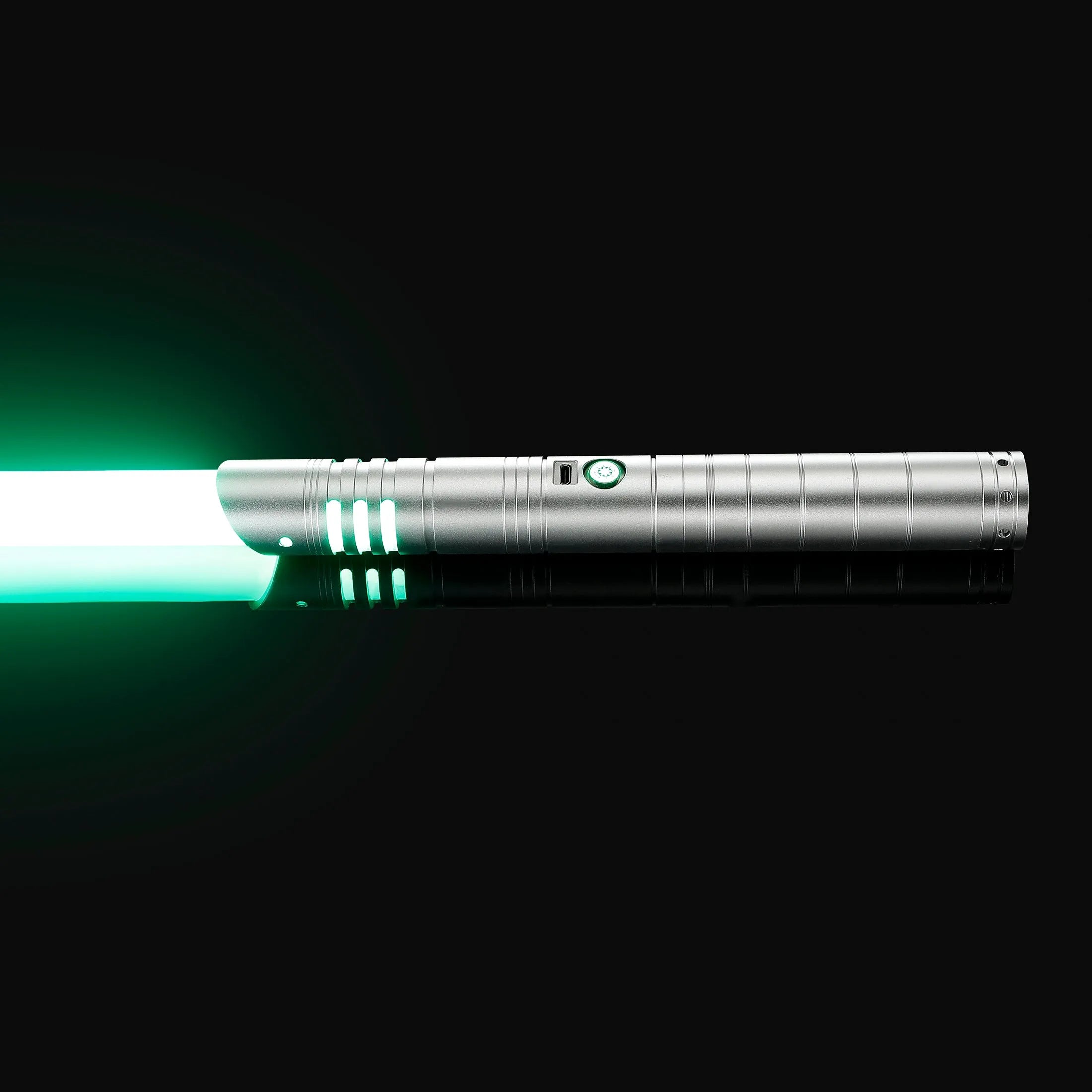 Heavy dueling lightsaber Hunter hunter-silver-baselit,hunter-silver-xeno