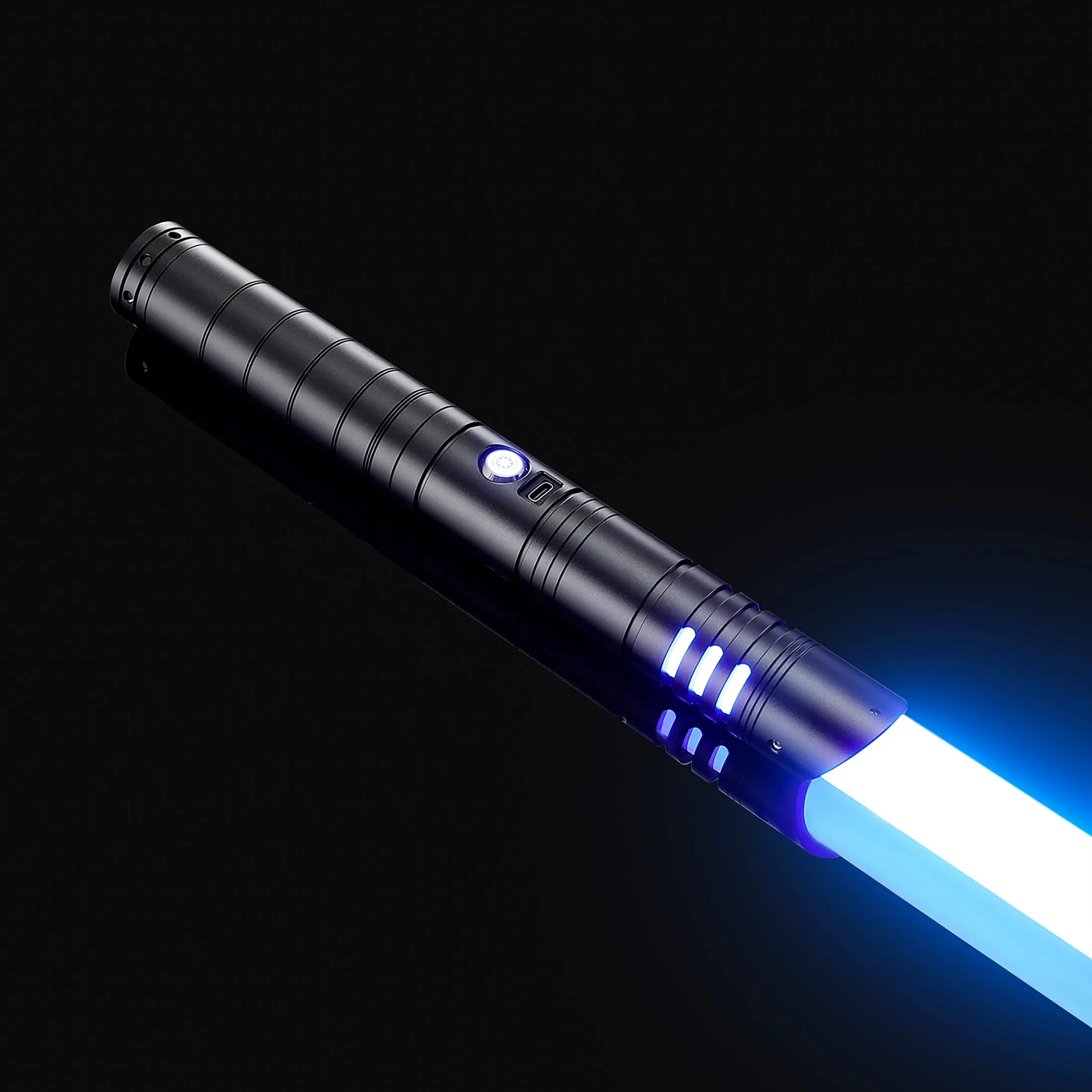 Heavy dueling lightsaber Hunter hunter-black-baselit,hunter-black-xeno
