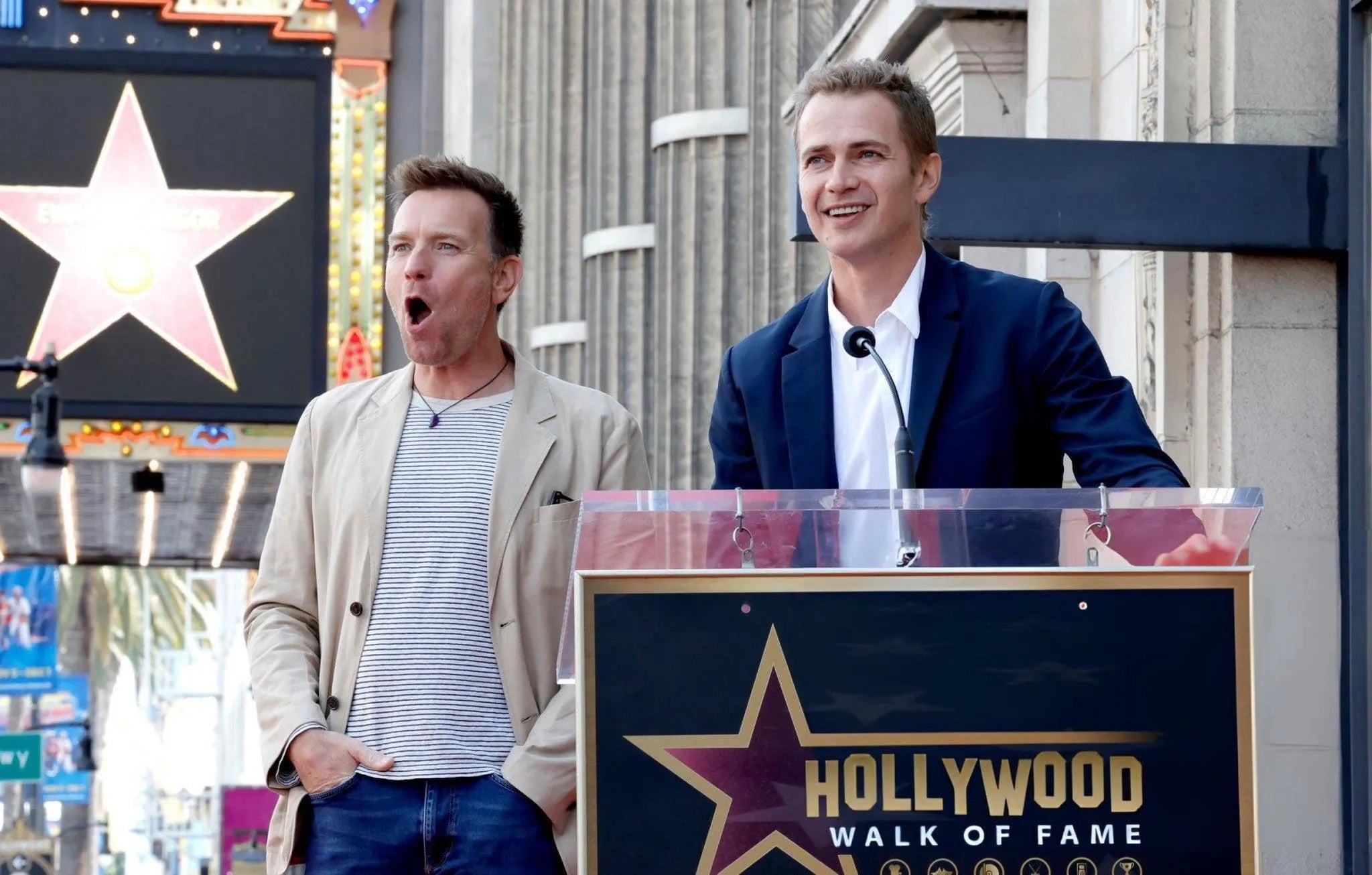 Ewan McGregor Recieves Star on the Hollywood Walk of Fame