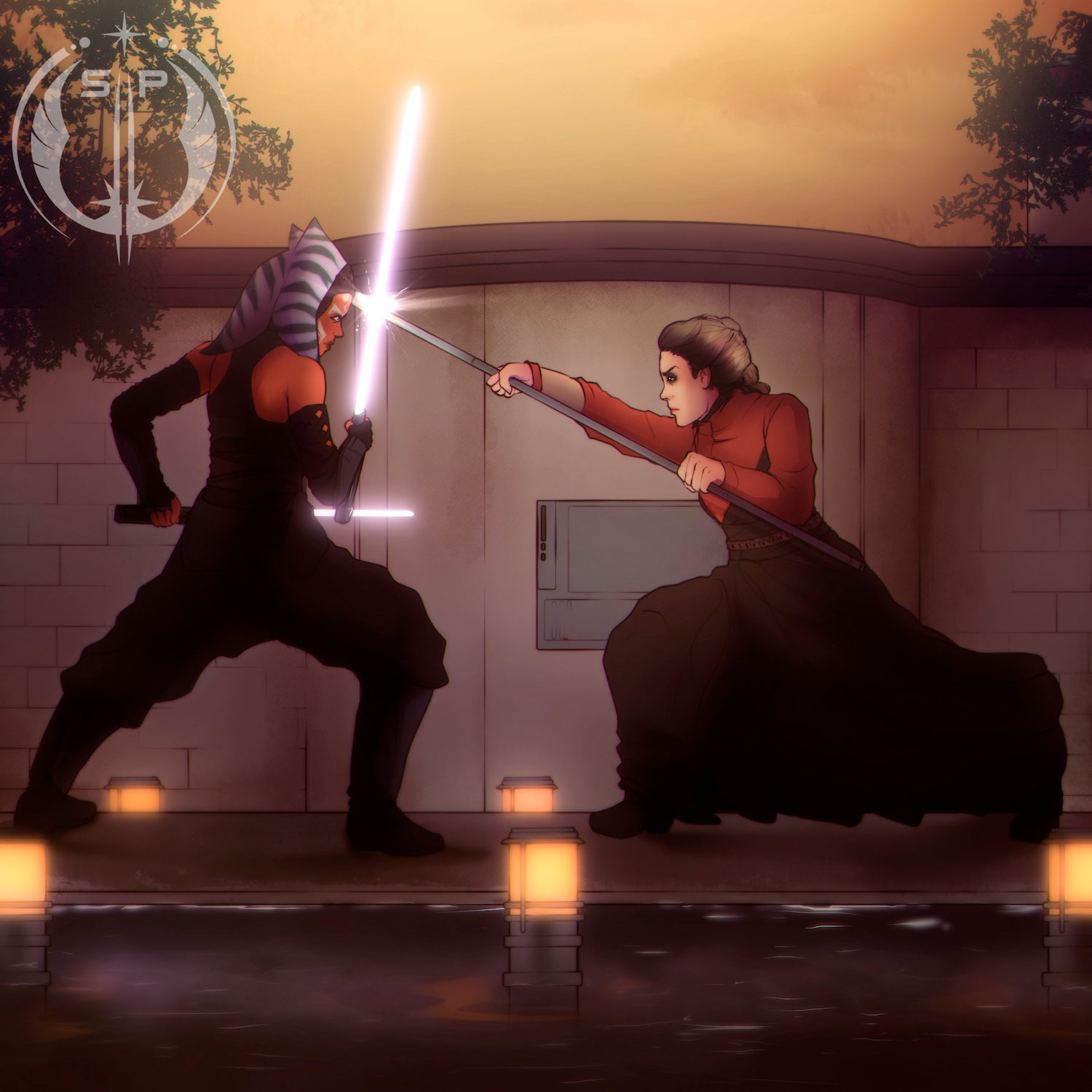 Ahsoka Tano Lightsaber duel