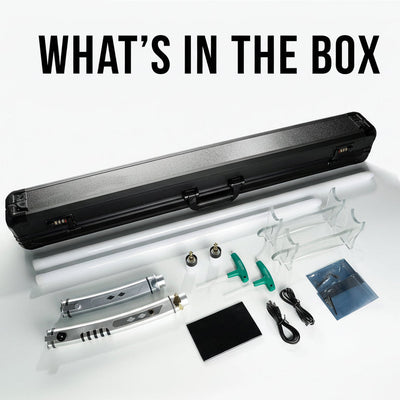 Ahsoka Rebels lightsabers kit, what's in the box.