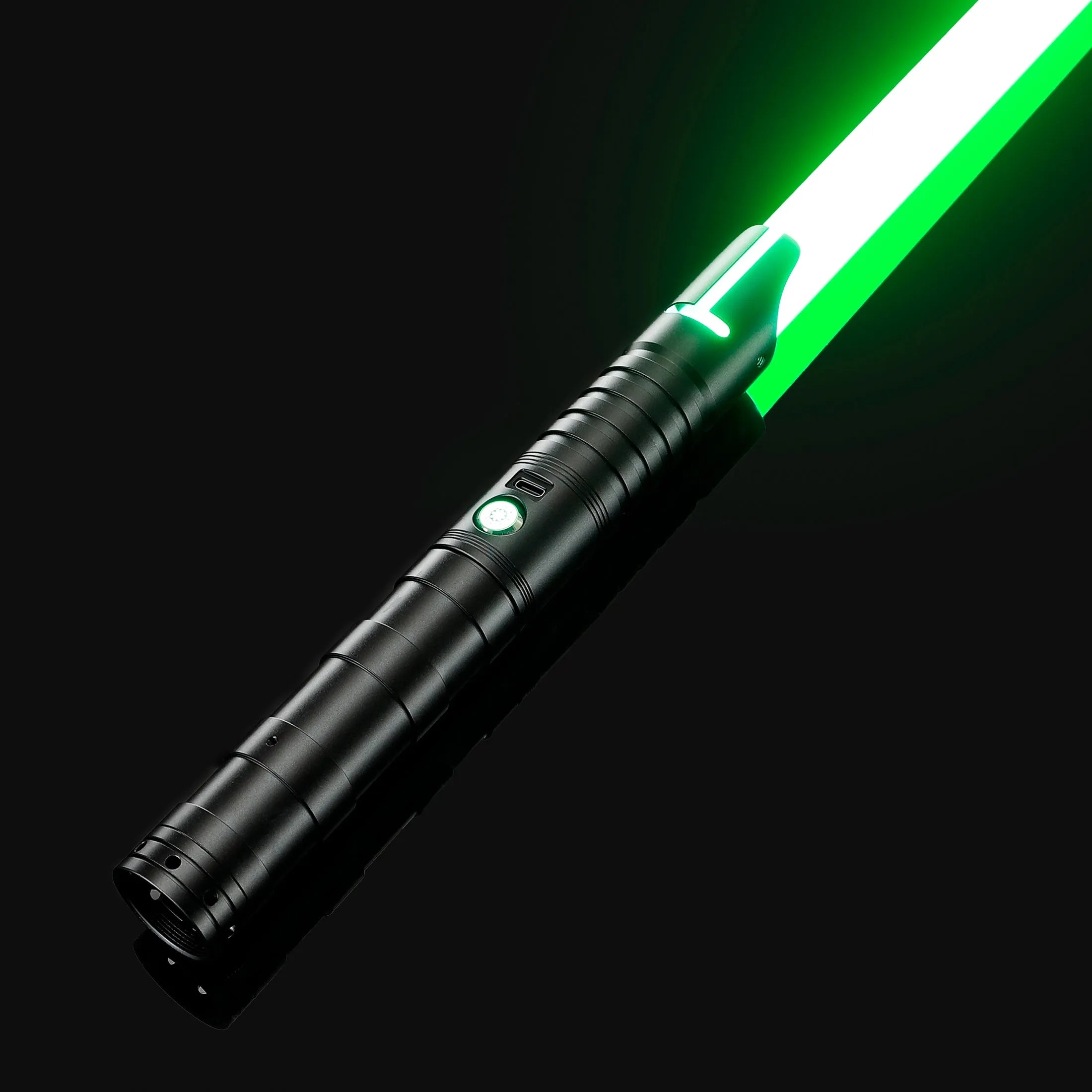 Heavy dueling lightsaber Enforcer 2 hunter-black-baselit,hunter-black-xeno