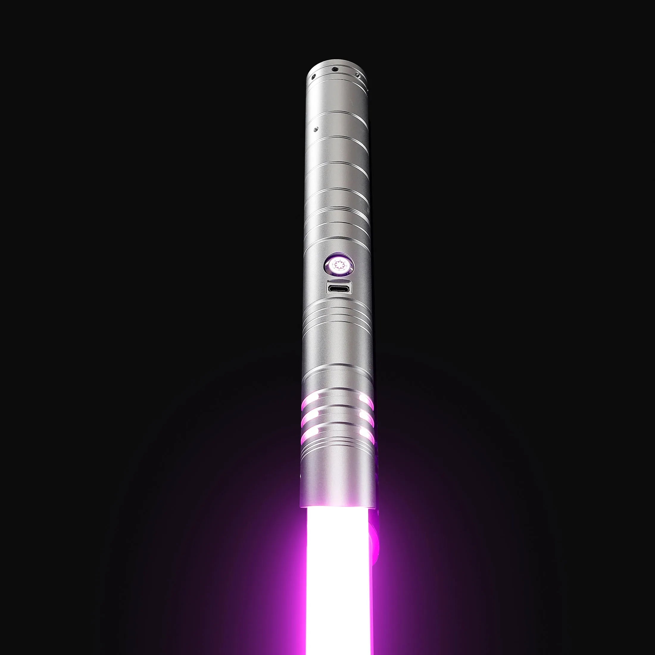 Heavy dueling lightsaber Hunter hunter-silver-baselit,hunter-silver-xeno