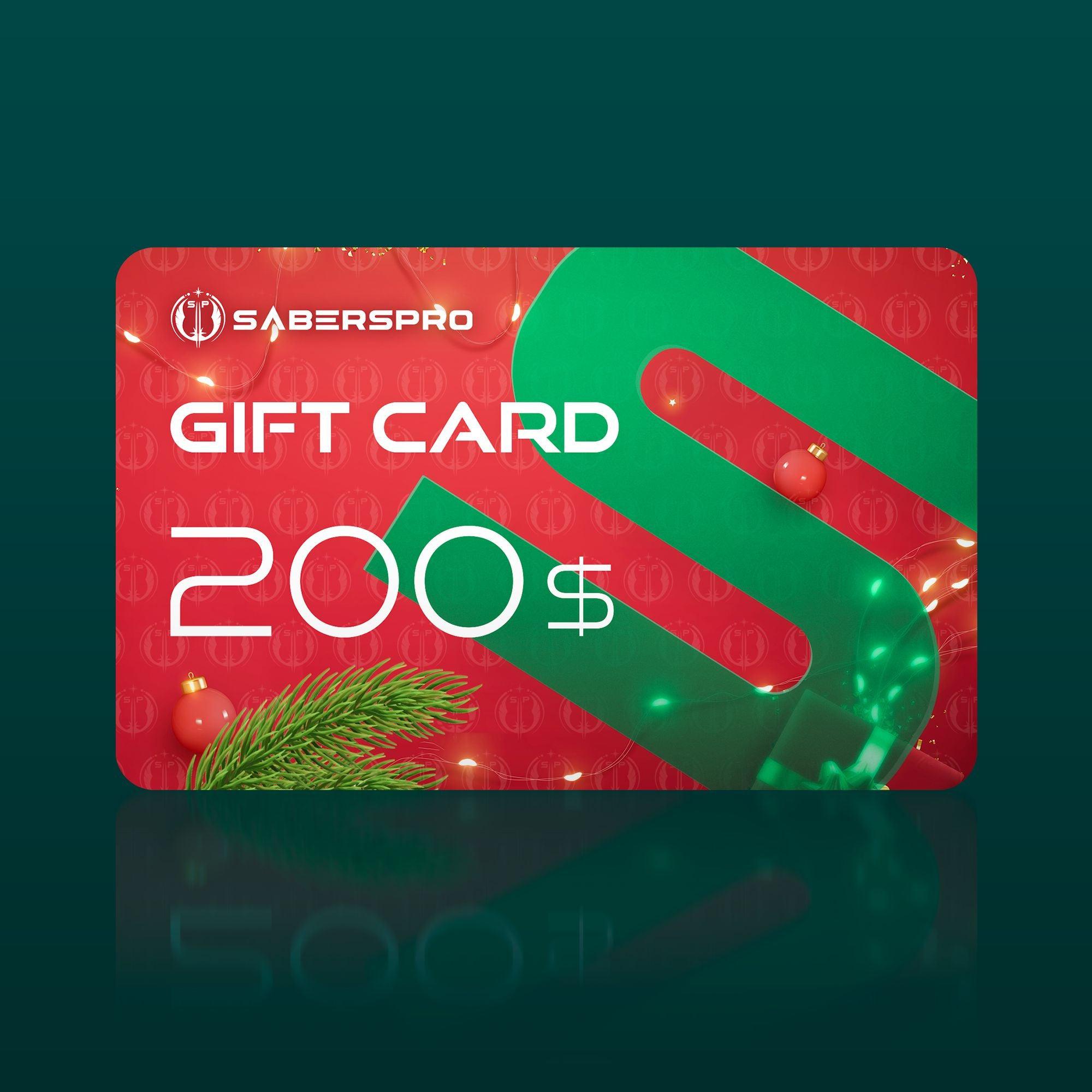 SabersPro Digital Gift Card