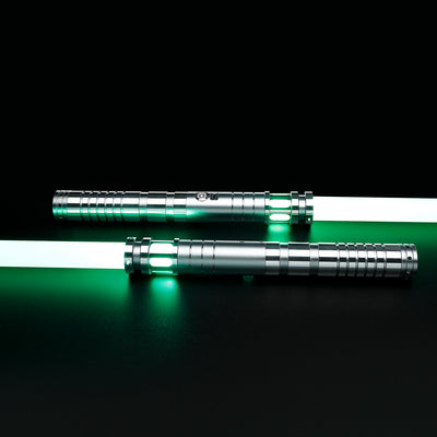 Heavy dueling lightsaber bundle sol x 2 sol-gray-doubleset-baselit,sol-gray-doubleset-pixel
